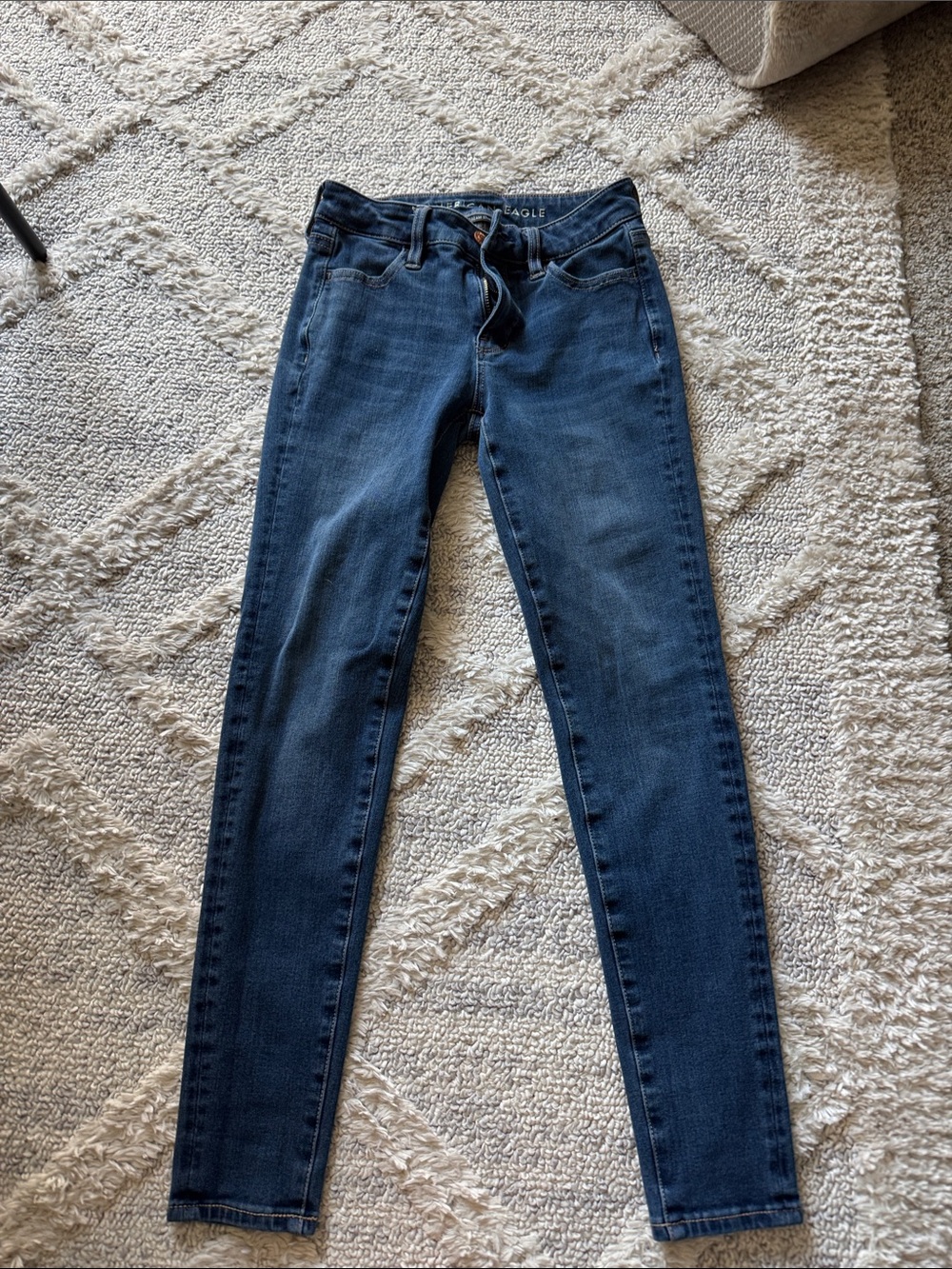 American Eagle Outfitters Women’s Skinny Jeans - Dark Blue Wash